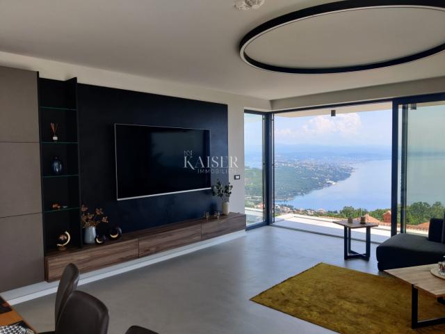 Opatija Riviera, einzigartige Villa mit spektakulärem Meerblick und city skyline Rijeku.