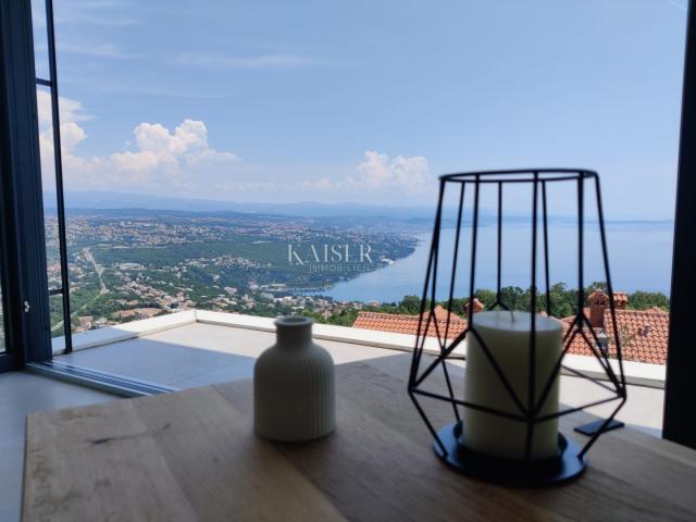 Opatija Riviera, einzigartige Villa mit spektakulärem Meerblick und city skyline Rijeku.