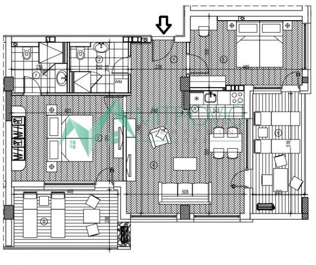 Luksuzni trosobni apratmani u Banji Vrdnik, kompleks Fruške Residence! 95m2. 