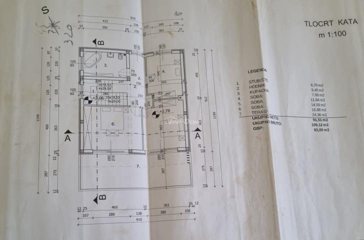 SAMOSTOJEĆA VILA U ZATONU - MIRAN PREDIO