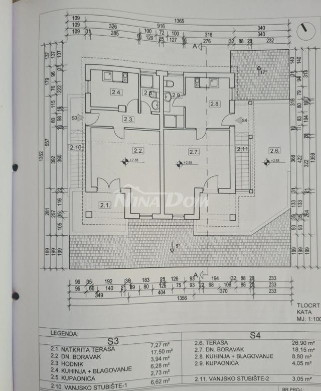 Južna strana Vira 4 apartmana 80 metara do mora