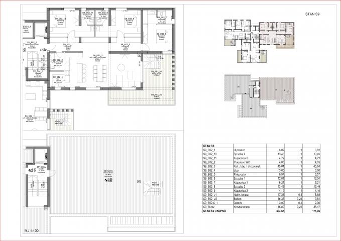 APARTMANSKA ZGRADA S 9 APARTMANA - 2. RED OD MORA - LIFT