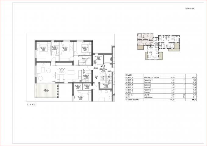 APARTMANSKA ZGRADA S 9 APARTMANA - 2. RED OD MORA - LIFT