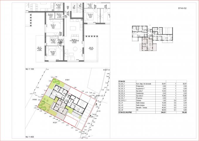 APARTMANSKA ZGRADA S 9 APARTMANA - 2. RED OD MORA - LIFT