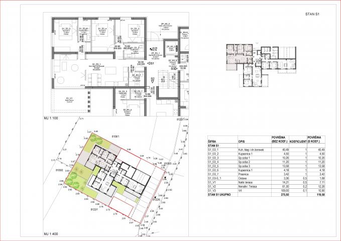 APARTMANSKA ZGRADA S 9 APARTMANA - 2. RED OD MORA - LIFT