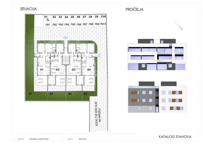 LUKSUZNA APARTMANSKA ZGRADA - DRUGI RED OD MORA - POGLED NA MORE