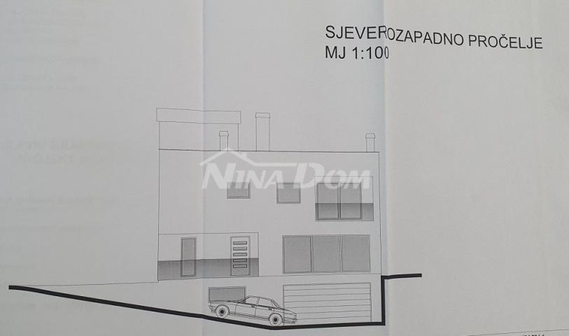 Zemljište južna strana Vira 570 m2, s građevinskom dozvolom. 