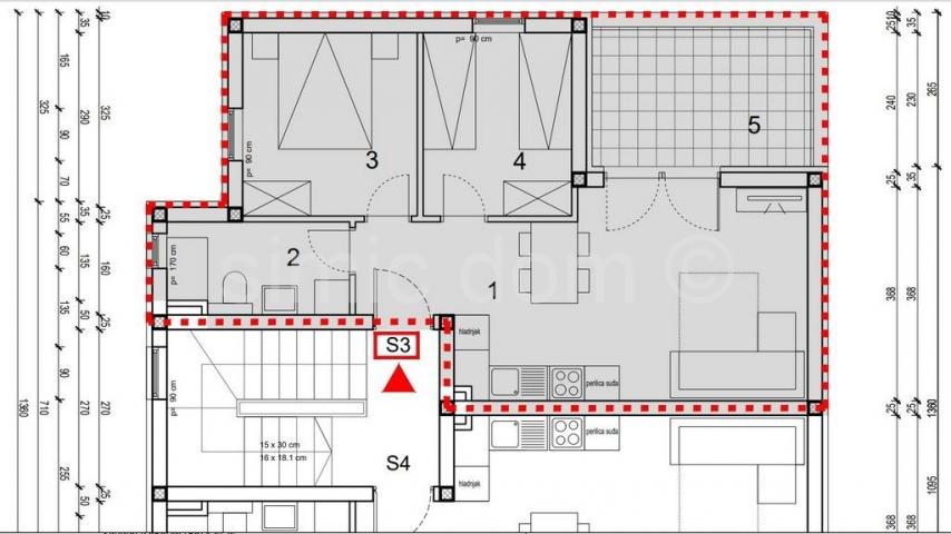 Apartmani u novogradnji blizu mora, Grebaštica