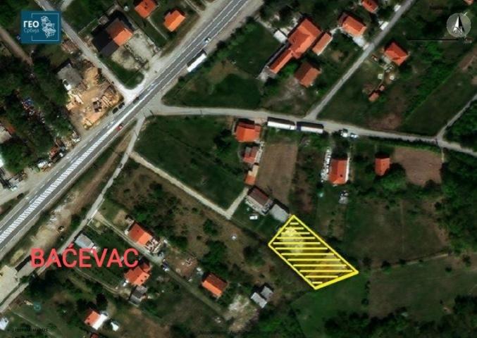 Baćevac, započeta gradnja, 12. 25 а kod magistrale .. 