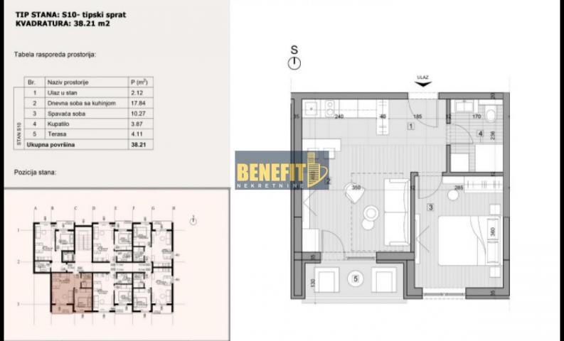 Lux 2. 0 apartman 38. 21m2, naselje Jelena Anžujska