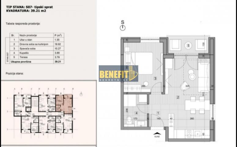 Lux 2. 0 namešten apartman 39. 21m2, naselje Jelena Anžujska