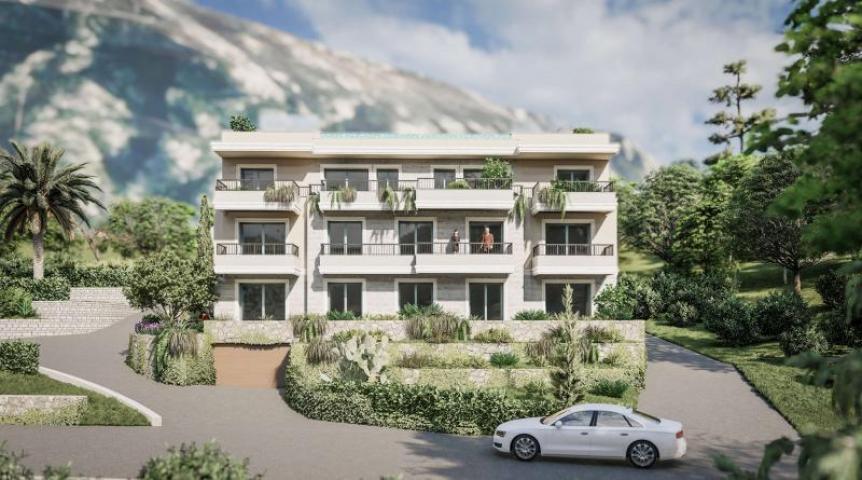 Luxury 3-bedroom apartment with a swimming pool in Kotor is for sale