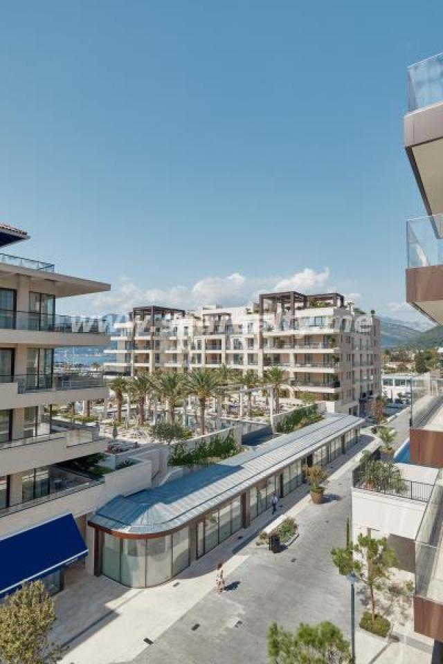 Brand new luxury two bedroom apartment with direct sea view in Porto Montenegro