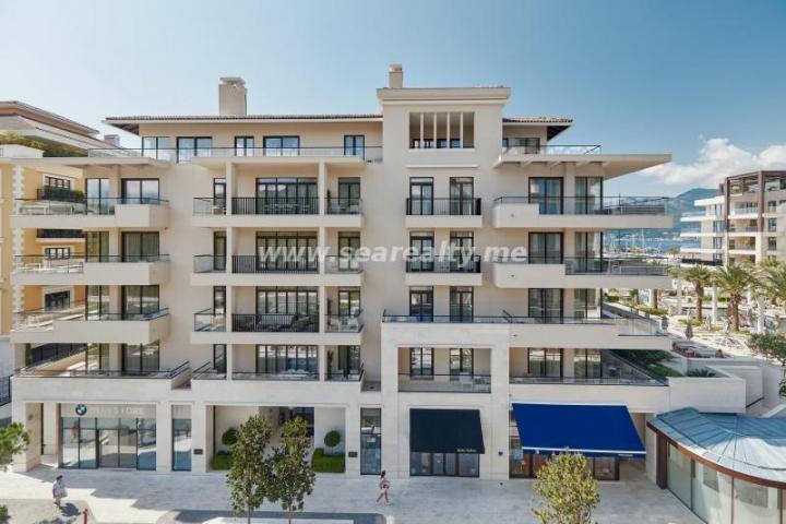 Brand new luxury two bedroom apartment with direct sea view in Porto Montenegro