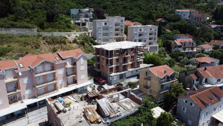 Two one bedroom apartments with sea view in Tivat (under construction)