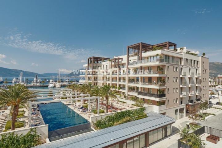 Brand new luxury two bedroom apartment with direct sea view in Porto Montenegro