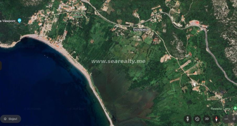 Land for sale in Buljarica, Budva