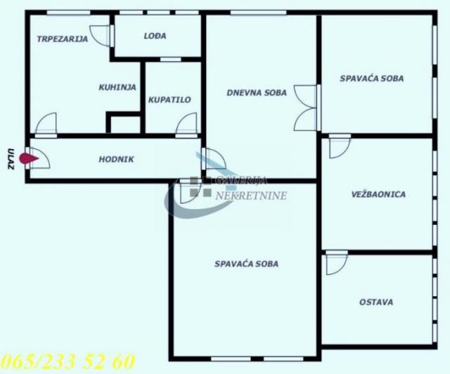 Savski venac, Senjak – Bulevar vojvode Mišića 76m2+50m2