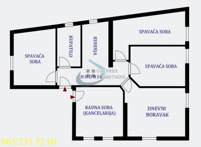 Palilula, Tašmajdan - Starine Novaka 61m2