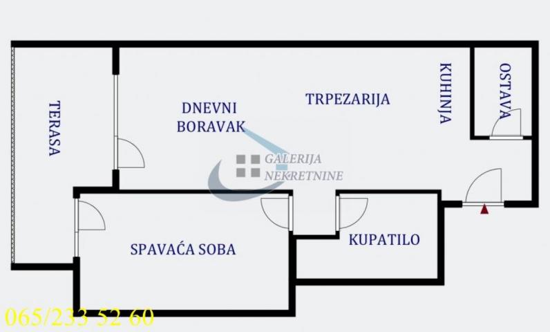 Vračar, Južni bulevar - Šumatovačka 57m2