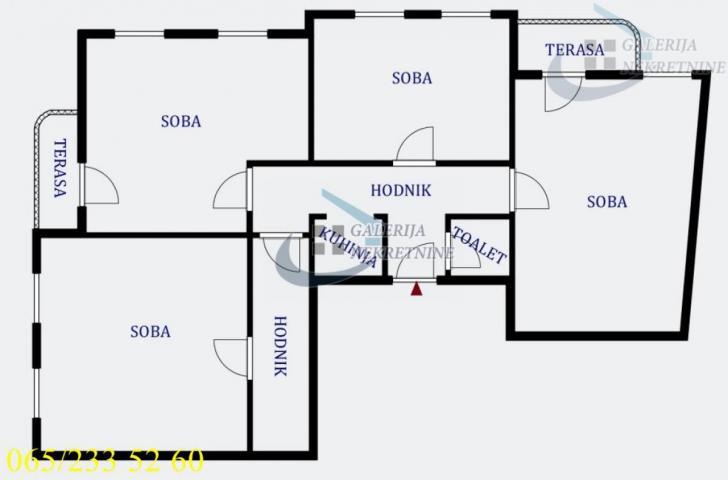 Voždovac, FON - Vojvode Stepe 122m2