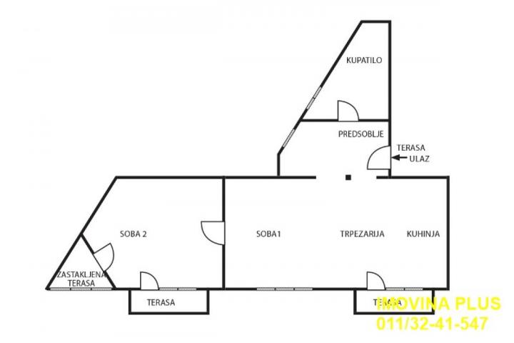 Kalenić pijaca - Njegoševa, 72m2