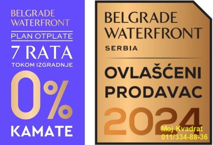 Savski venac, Beograd na vodi - BW Vizia, 69m2 - VIZIJA ISPUNJENOG ŽIVOTA - BEZ PROVIZIJE ZA KUPCE!