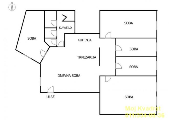 Savski venac, Ekonomski fakultet - Karađorđeva, 100m2