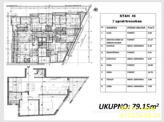 Zvezdara, Crveni krst - Žička, 79m2