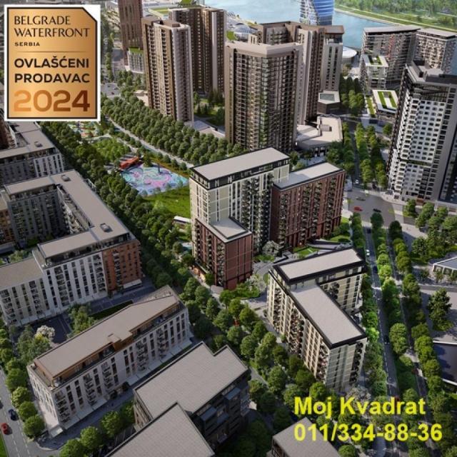 Savski venac, Belgrade Waterfront - BW King's Park Residence, 64m2 - NO COMMISSION FOR THE BUYER!