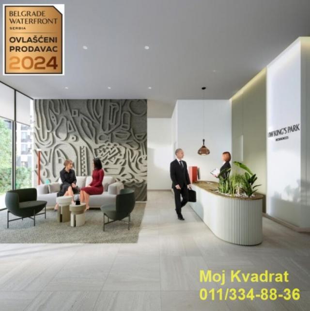 Savski venac, Beograd na vodi - BW King's Park Residence, 153m2 - PENTHAUS - BEZ PROVIZIJE ZA KUPCE!