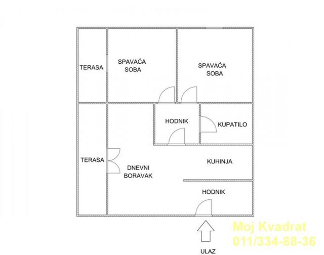 Grocka, Kaluđerica - Bore Stankovića, 69m2