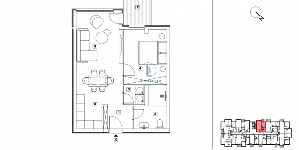 Novogradnja, Nova Pazova, 50 m2, cena bez pdv