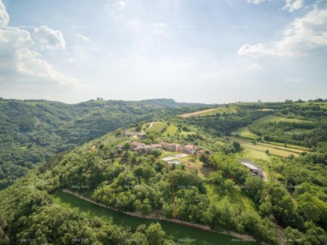 Bauland Baugrundstück, mit Genehmigung für Luxusanwesen in der Nähe von Pazin