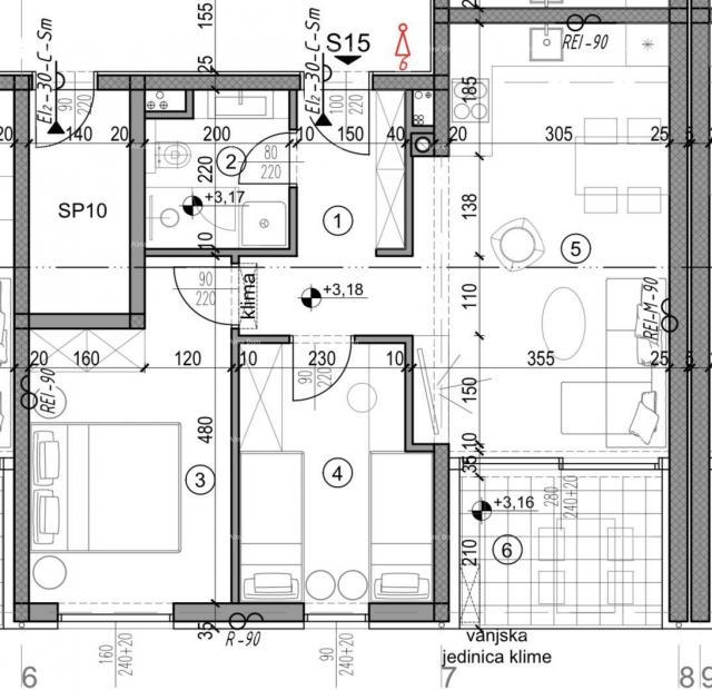 Wohnung Neubauprojekt in Pula! Modernes Apartmenthaus in der Nähe des Stadtzentrums.