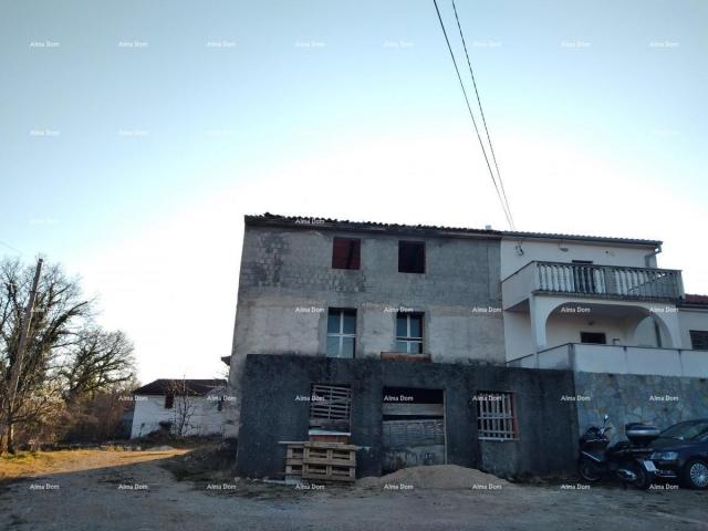 House House under construction for sale, Krk