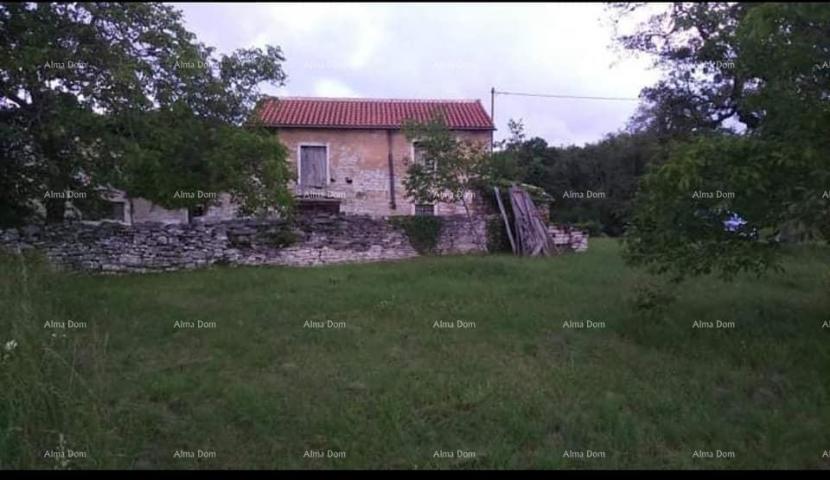 Stone house Istrian stone house for sale, Oprtalj