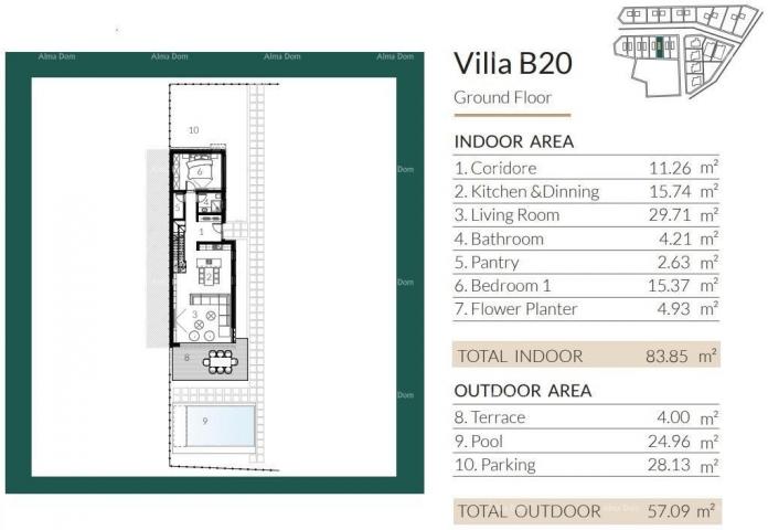 Kuća Prodaja modernih vila u predivnom stambenom naselju, Umag