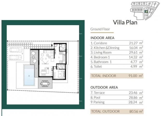 Vila Prodaja modernih vila u predivnom stambenom naselju, Umag