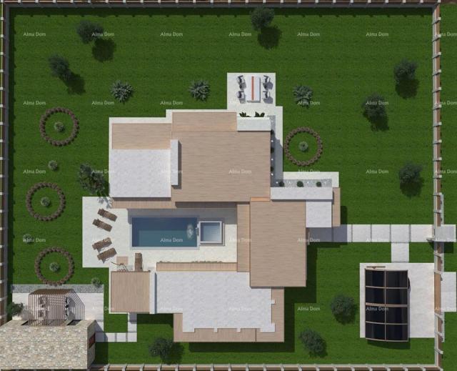 Villa Selling a luxurious, modern one-story house with a swimming pool, Vodnjan!