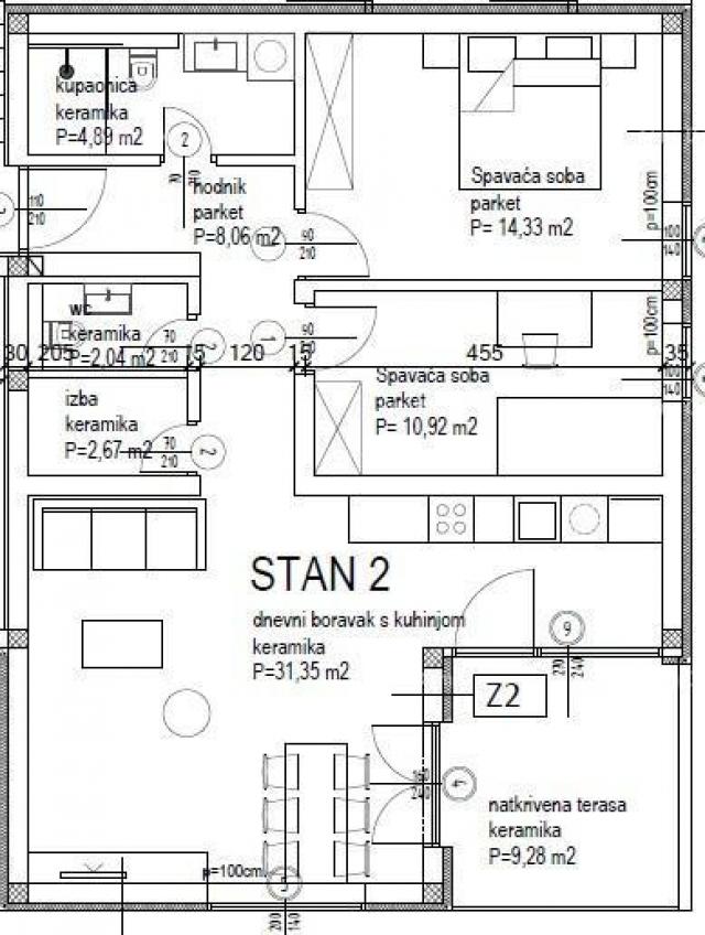 Wohnung Wohnungen zum Verkauf im Neubau, Kanfanar!