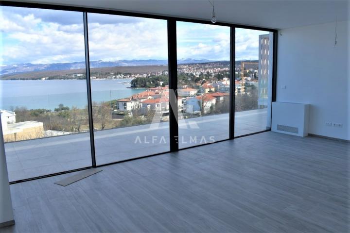 Malinska, luksuzni penthouse sa panoramskim pogledom na more!  ID 19