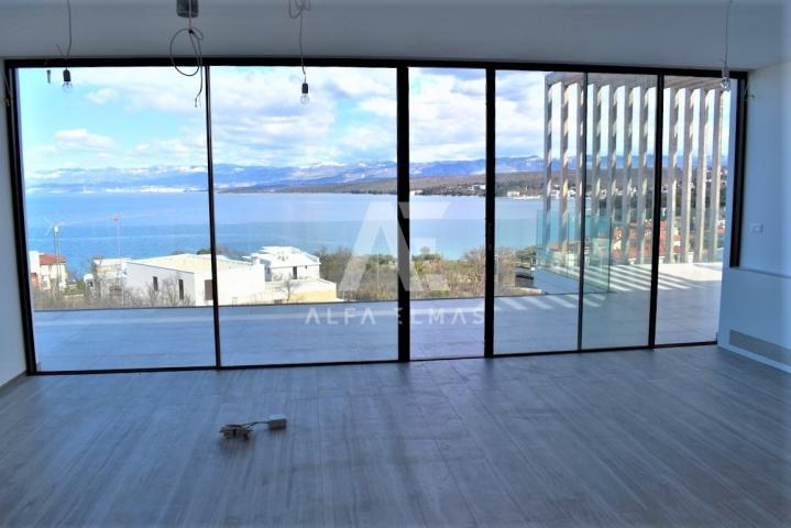 Malinska, luksuzni penthouse sa panoramskim pogledom na more!  ID 19