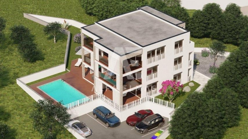 Punat, novogradnja penthouse sa otvorenim pogledom na more!! ID 103