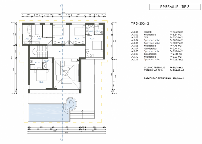 Opatija,surroundings, villa under construction with sea view! ID 189