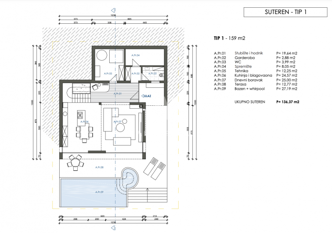 Opatija, Umgebung, Luxusvilla im Bau mit Meerblick!! ID 191