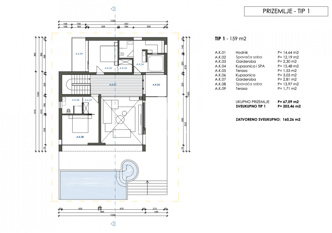 Opatija, Umgebung, Luxusvilla im Bau mit Meerblick!! ID 191