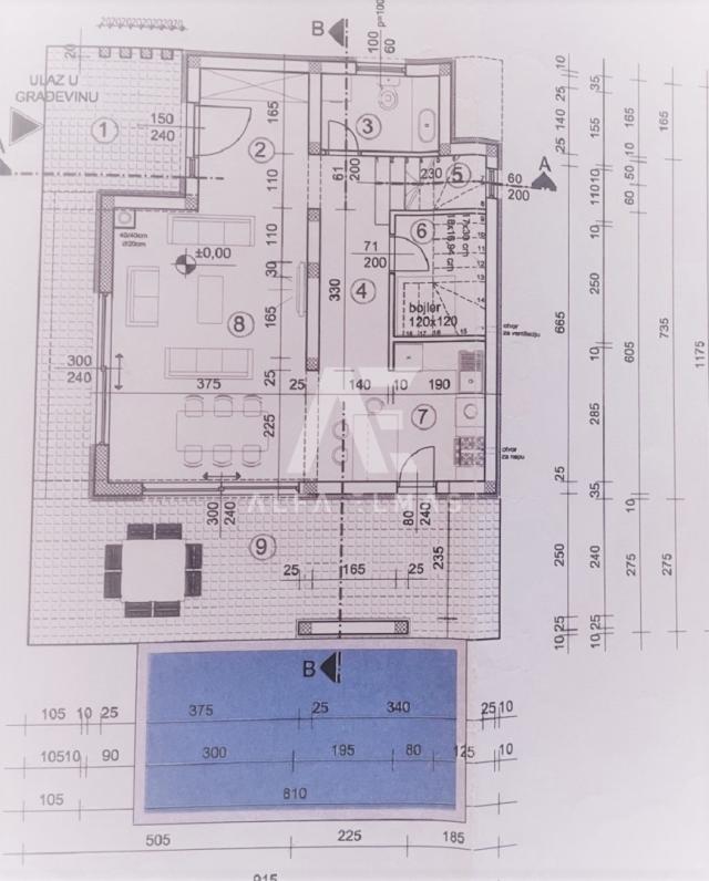 Krk, okolica, luksuzna vila u novogradnji s bazenom.  ID 233