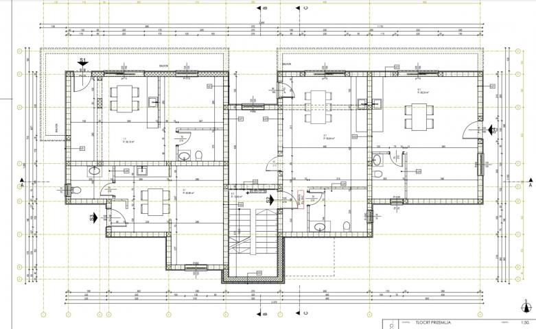 Malinska, surroundings, new building, apartment on the second floor. ID 305