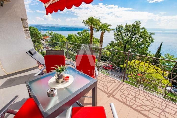 Opatija, apartman na prvom katu s predivnim pogledom na more!! ID 327 